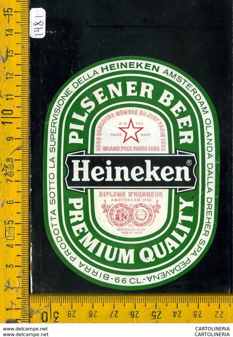 Etichetta Birra Heineken - Birra