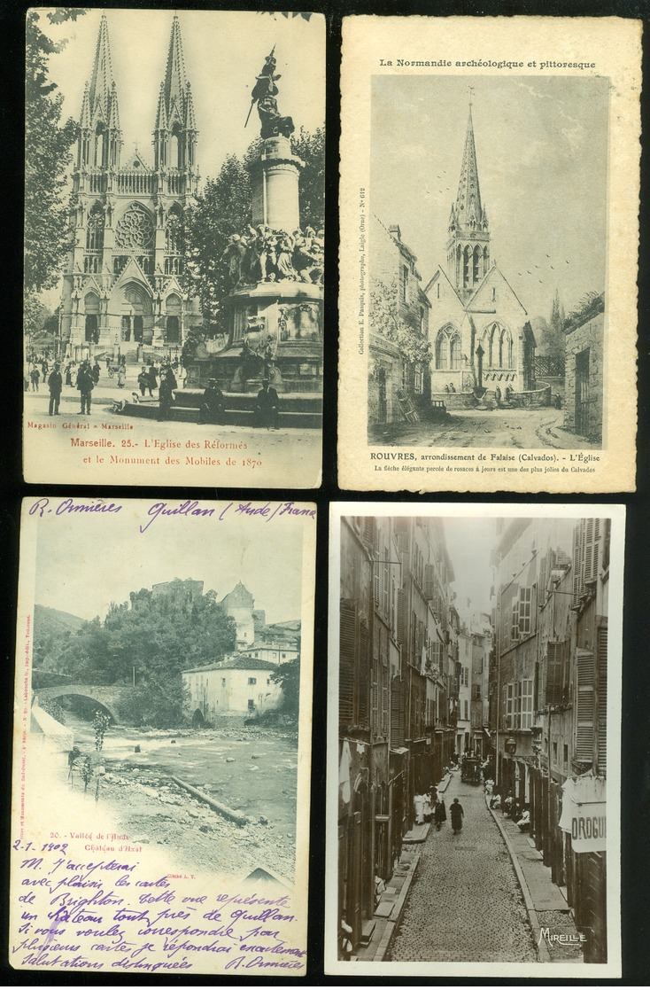 Lot de 60 cartes postales de France    Lot van 60 postkaarten van Frankrijk  - 60 scans