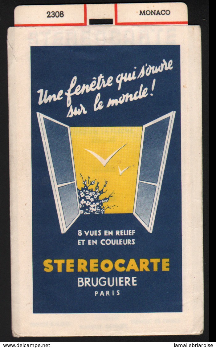 Stereocarte Bruguiere, 2308, Monaco - Visionneuses Stéréoscopiques