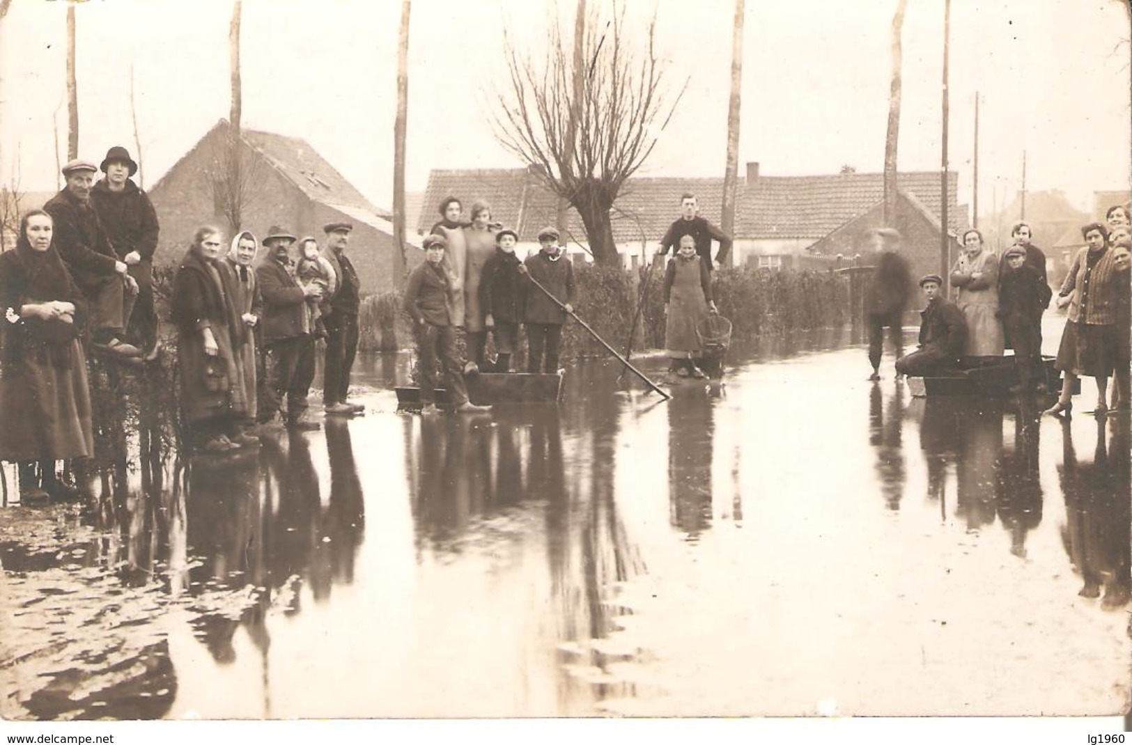 Fotokaart In Zeer Goede Staat ! Overstroming - Autres & Non Classés