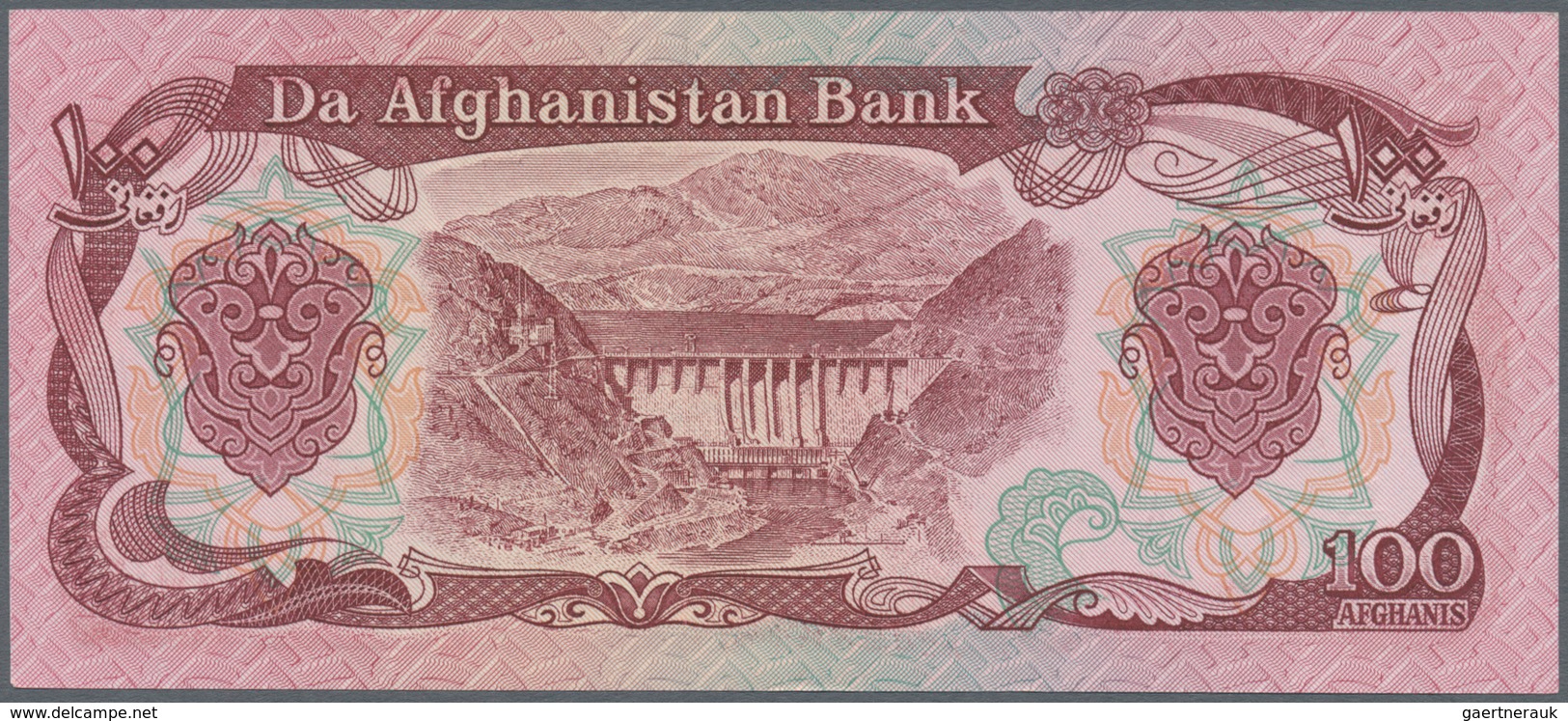 Afghanistan: set of 18 banknotes containing the following Pick numbers: 8, 22, 28, 37, 38, 49, 50, 5