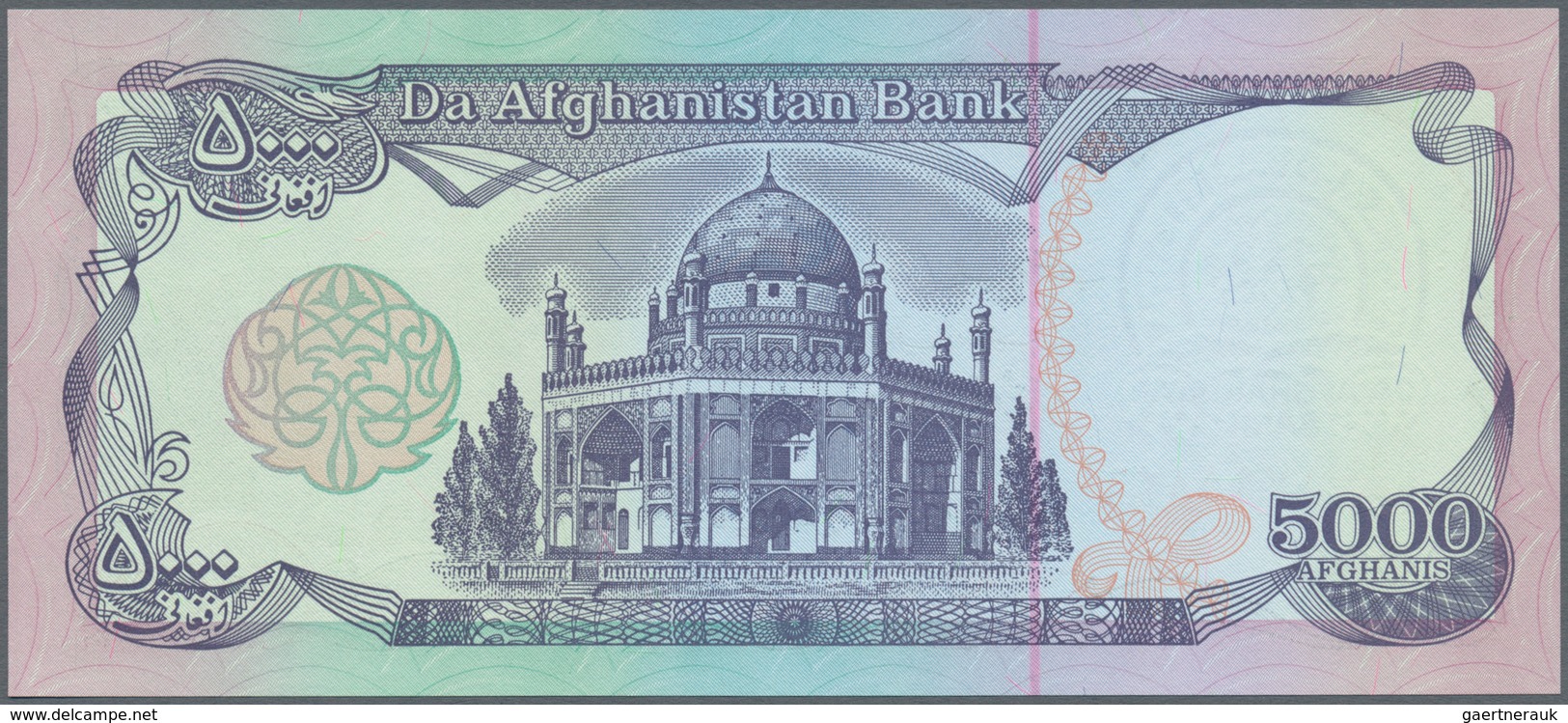 Afghanistan: set of 18 banknotes containing the following Pick numbers: 8, 22, 28, 37, 38, 49, 50, 5