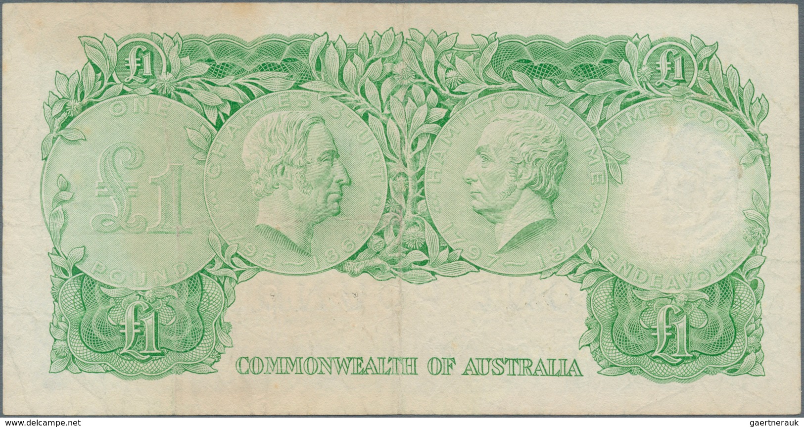 Australia / Australien: 1 Pound ND(1953-60) QEII P. 34r Replacement / Star Note, Used With Folds And - Other & Unclassified