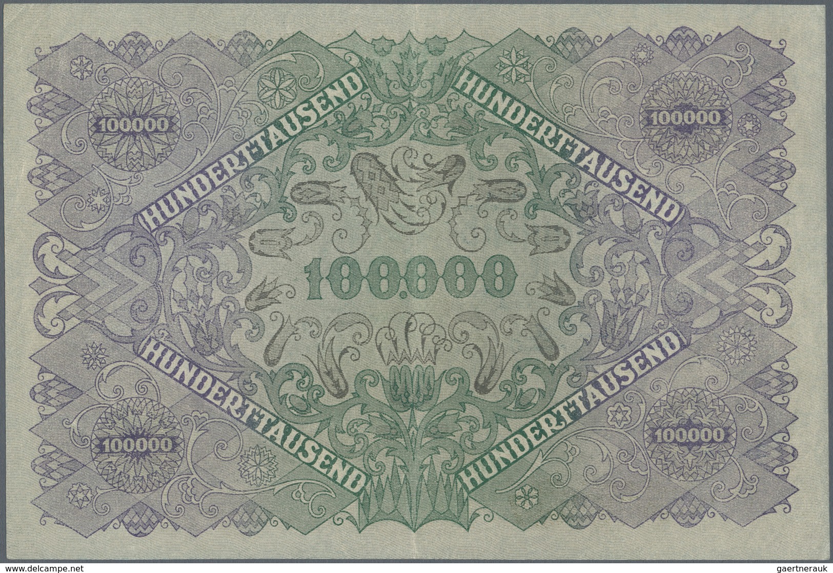 Austria / Österreich: 100.000 Kronen 1922 P. 81, Center Fold, Light Corner Bend, No Holes Or Tears, - Oesterreich