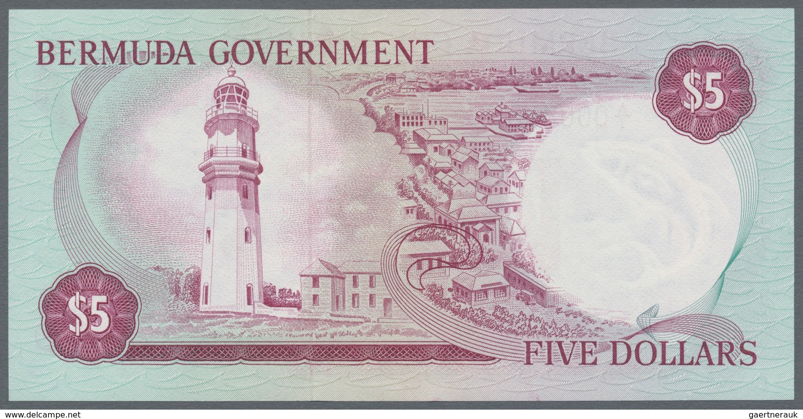 Bermuda: Set Of 3 Notes Containing 5 Shillings 1957 P. 18b (XF), 5 Dollars 1970 P. 24 (UNC) And 20 D - Bermudas
