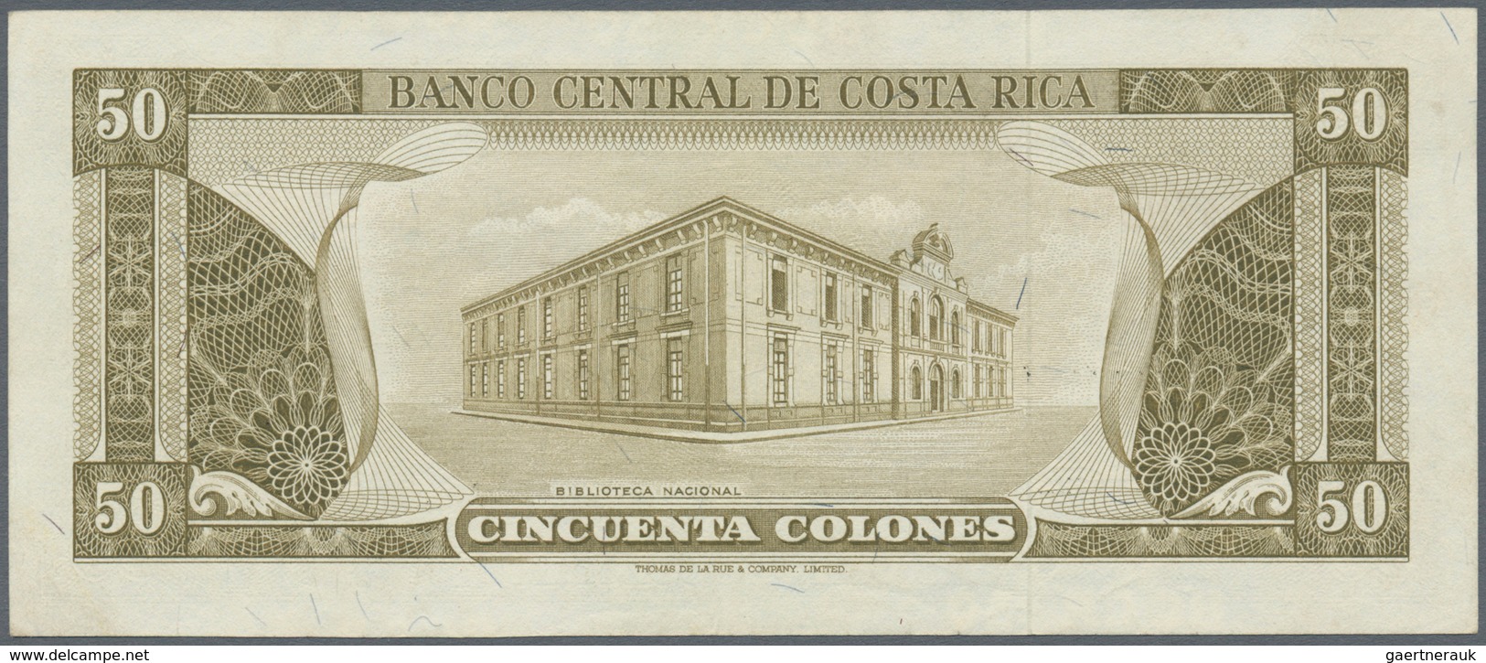 Costa Rica: Set Of 2 Banknotes Banco Central De Costa Rica Containing 20 Colones 1970 P. 231 (aUNC) - Costa Rica