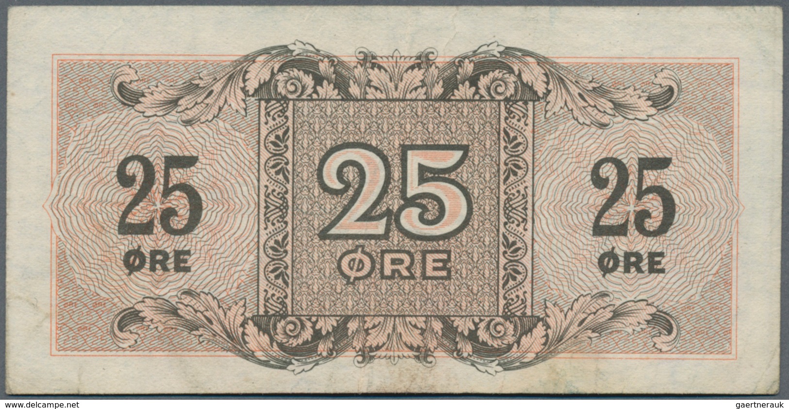 Denmark  / Dänemark: Set Of 3 Pcs Military Payment Notes Containing 25 Oere, 1 & 5 Kroner ND P. M1-M - Denemarken