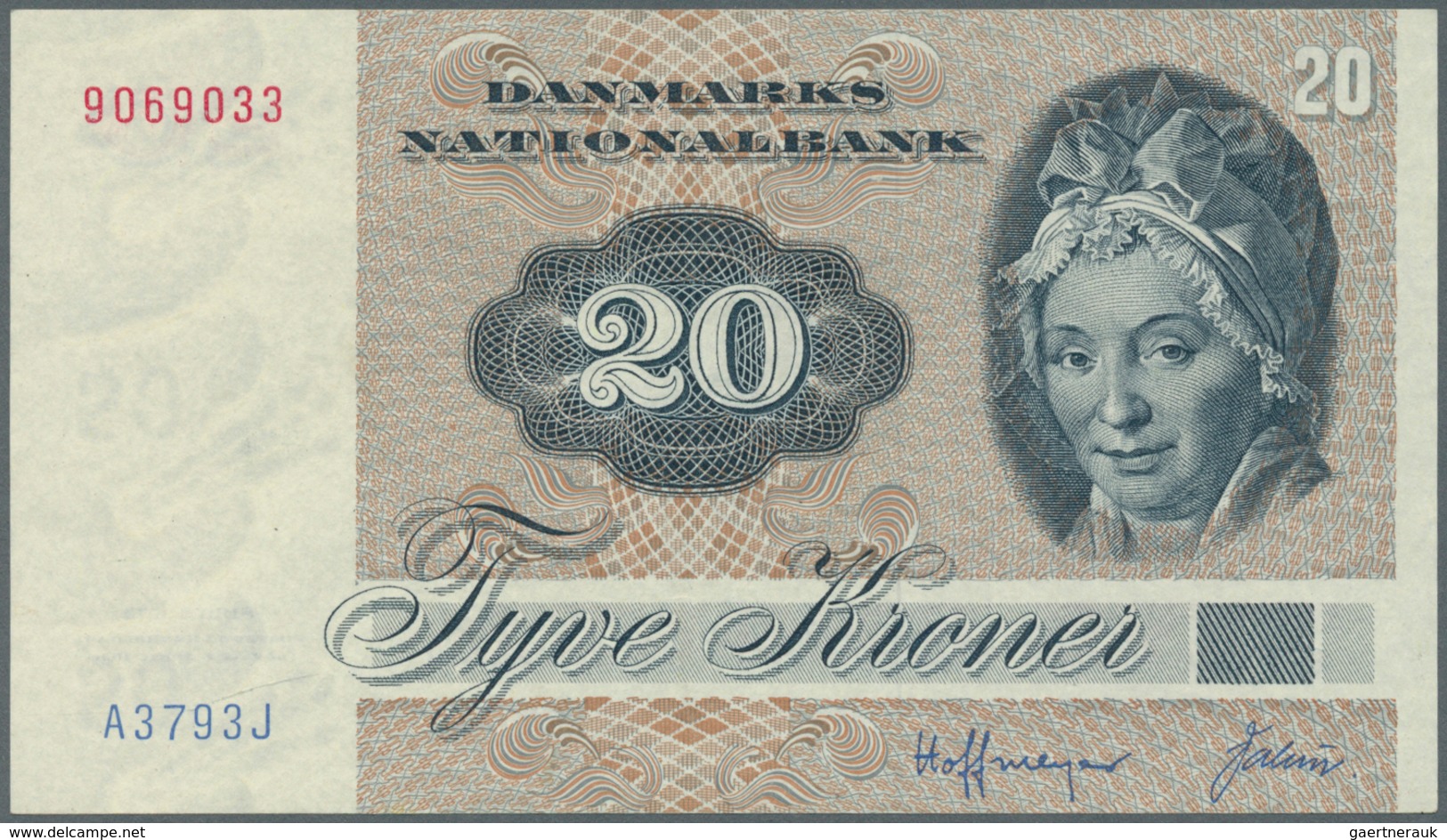 Denmark  / Dänemark: Set Of 10 Notes Containing 10 Kroner 1976 & 1977 P. 48 (XF & UNC), 2x 20 Kroner - Dänemark