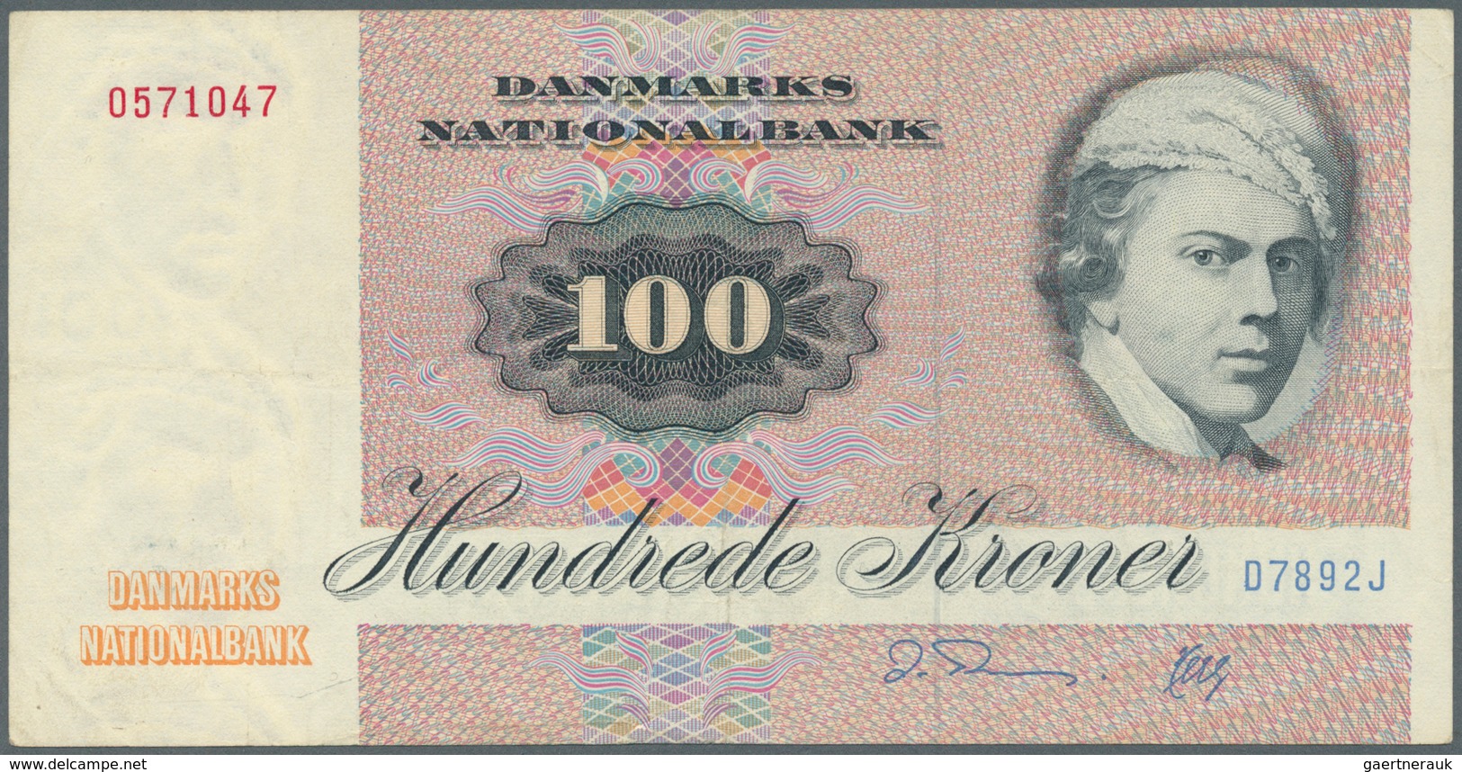 Denmark  / Dänemark: set of 10 notes containing 10 Kroner 1976 & 1977 P. 48 (XF & UNC), 2x 20 Kroner