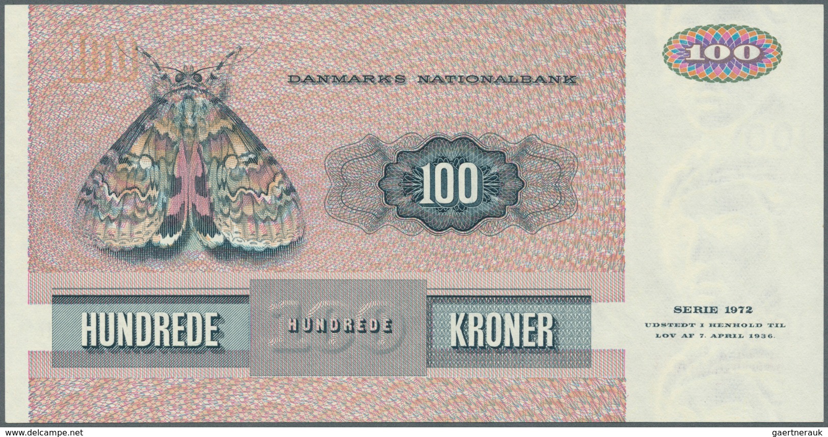 Denmark  / Dänemark: set of 10 notes containing 10 Kroner 1976 & 1977 P. 48 (XF & UNC), 2x 20 Kroner
