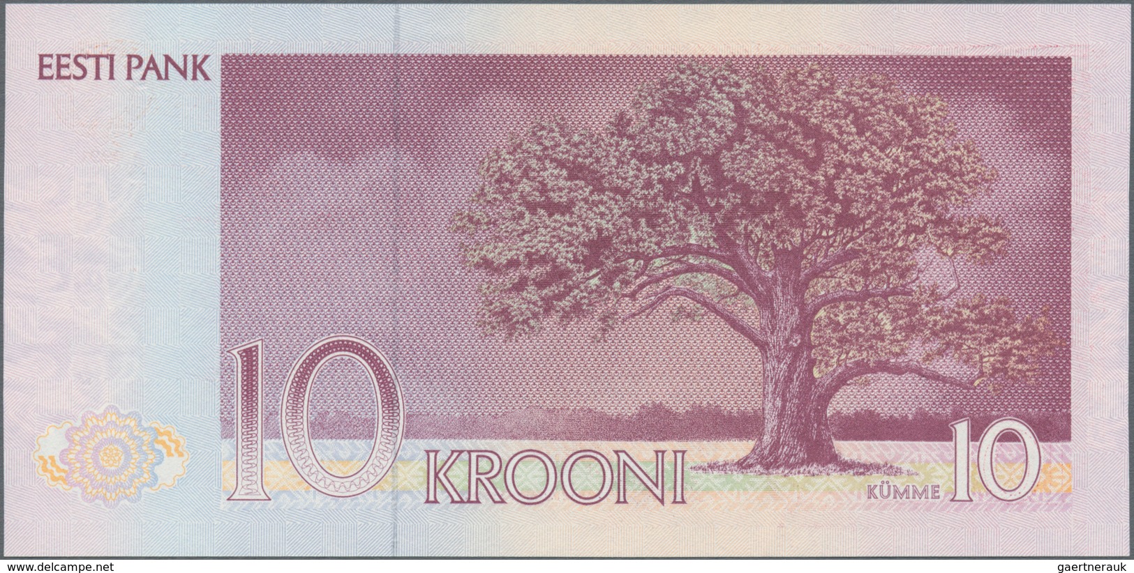 Estonia / Estland: Very nice set with 11 Banknotes series 1991 and 1992 with 5, 10, 25, 100 and 500