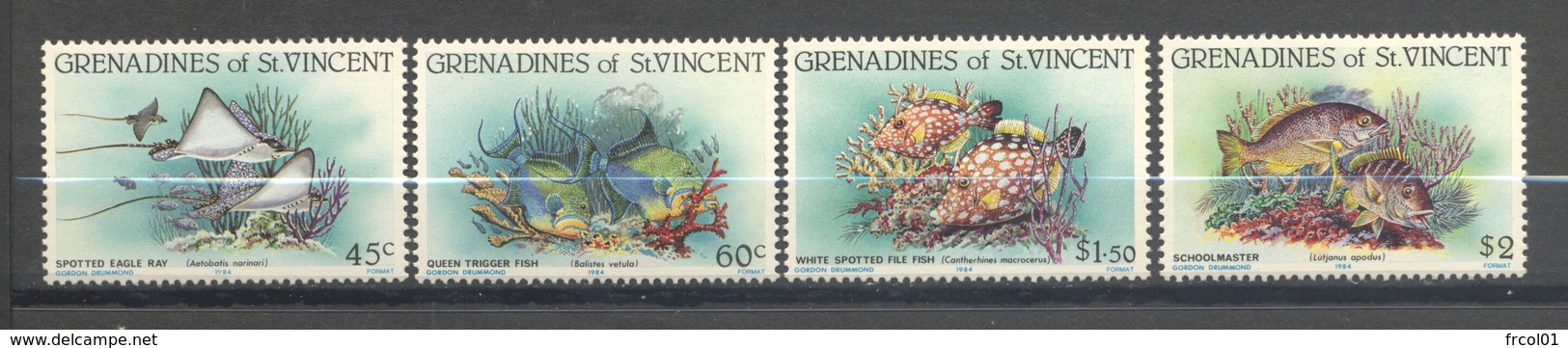 Saint-Vincent & Grenadines, Yvert 311/314, Scott 399/402, MNH - St.Vincent & Grenadines