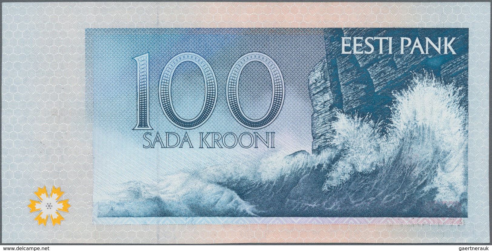 Estonia / Estland: Lot With 5 Banknotes Series 1994 With 5, 10, 50, 100 And 500 Krooni, P.76a-80a, A - Estonia