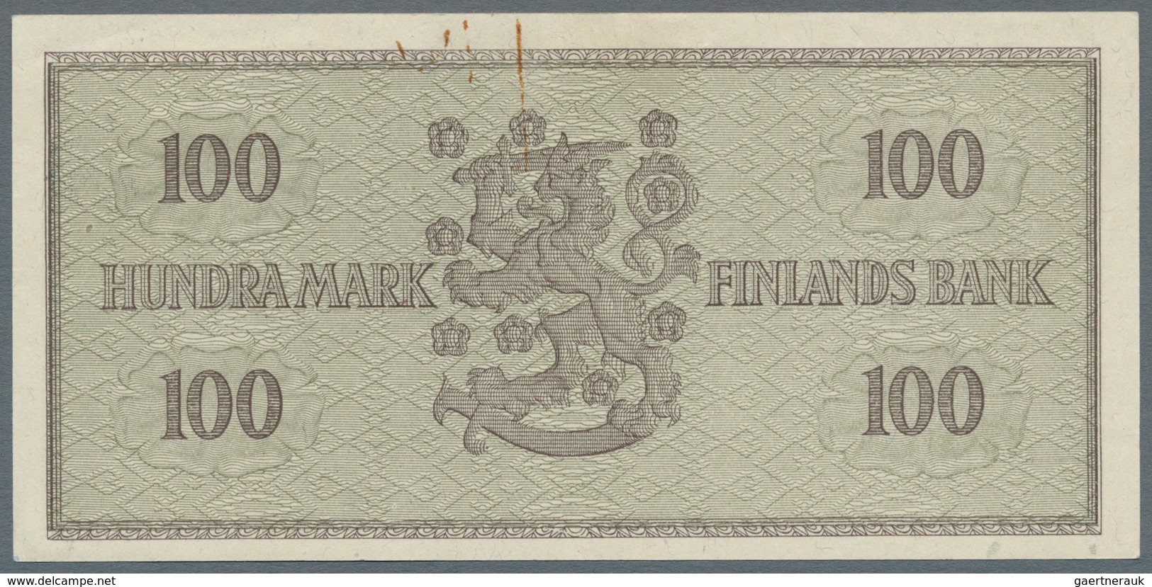 Finland / Finnland: Pair With 100 Markkaa 1955 P.91 In VF- With Rusty Spots And 500 Markkaa 1956 P.9 - Finnland