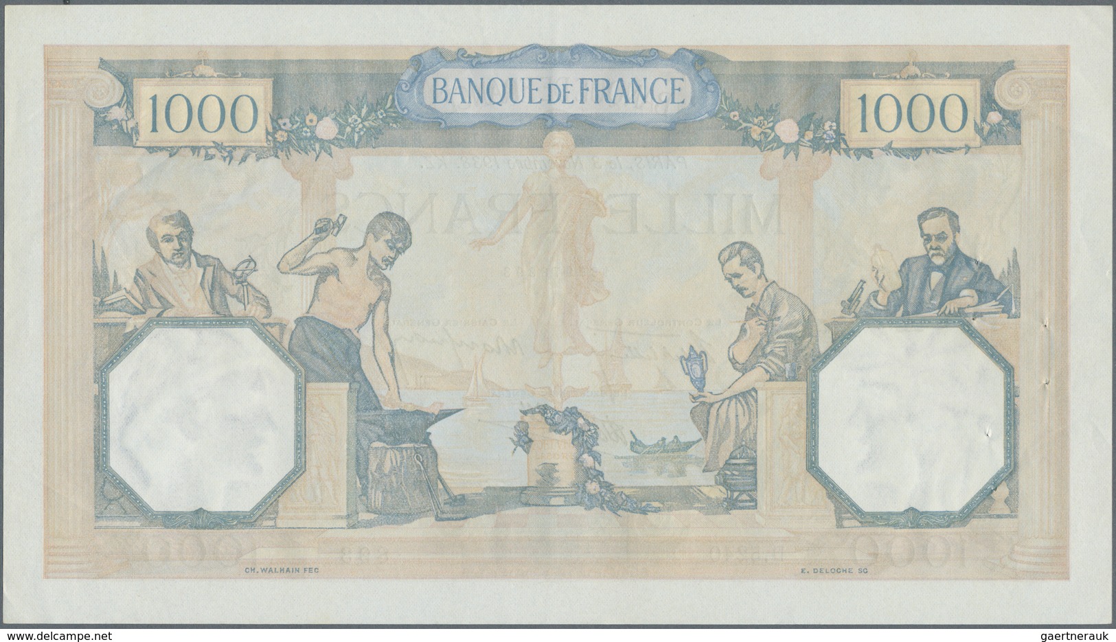 France / Frankreich: Set Of 3 Nearly Consecutive Notes Of 1000 Francs 1938 P. 90, S/N 130978891, -89 - Otros & Sin Clasificación