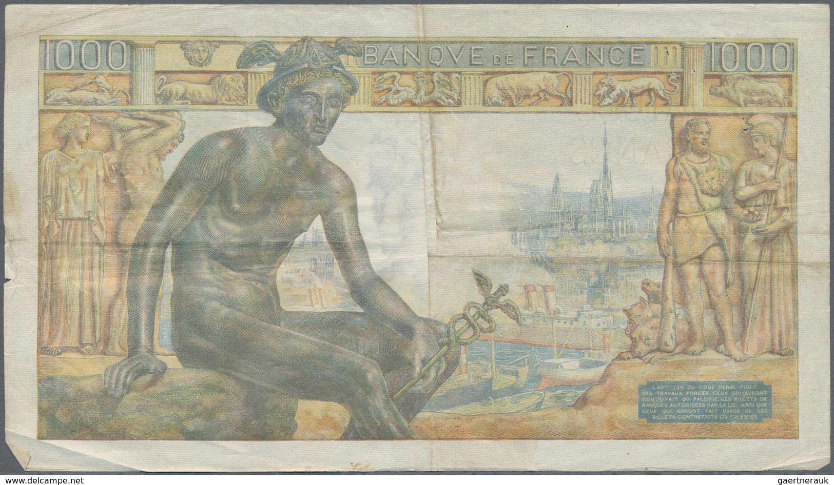 France / Frankreich: Set Of 30 Notes 1000 Francs "Demeter" 1943 P. 102, All Notes A Bit Stronger Use - Otros & Sin Clasificación