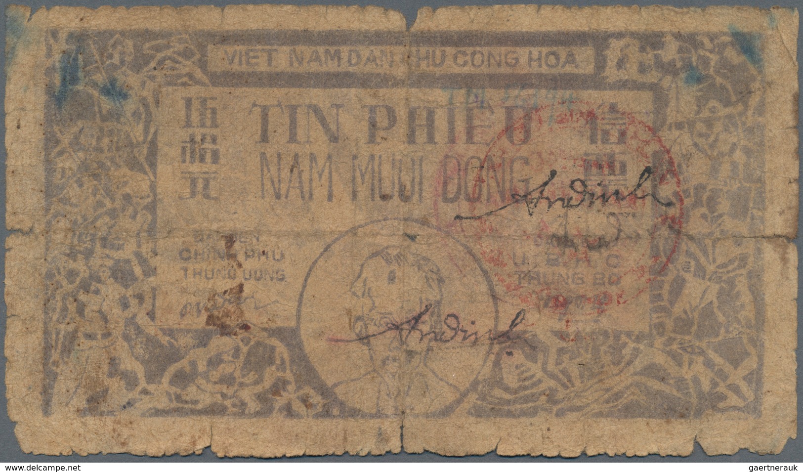 French Indochina / Französisch Indochina: Very Interesting Set With 7 Banknotes Comprising French In - Indochina