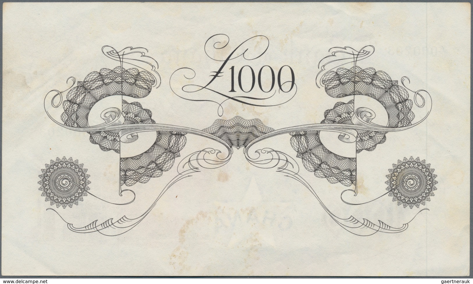 Ghana: 1000 Pounds 1958 P. 4, Light Dints And Handling In Paper, Minor Corner Folds, No Strong Folds - Ghana