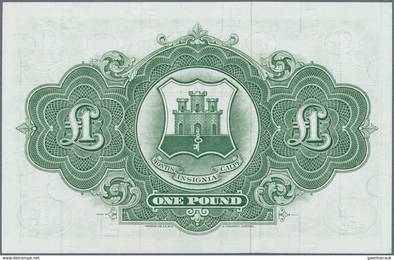 Gibraltar: 1 Pound 1971, P.18b In Perfect UNC Condition - Gibraltar