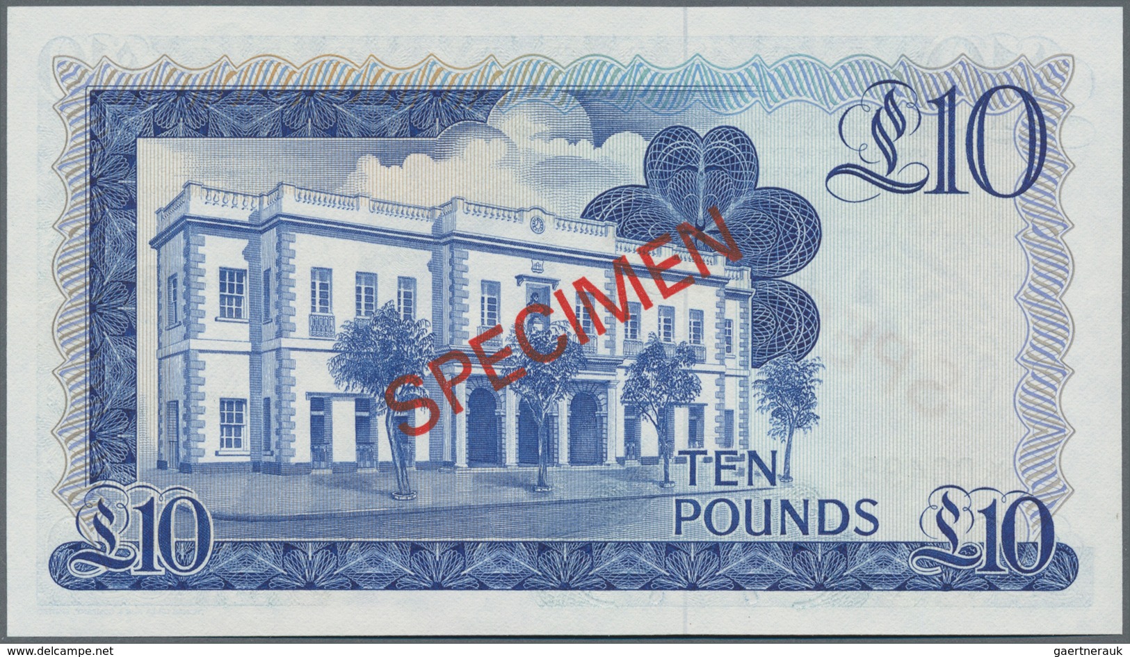 Gibraltar: Pair Of 5 And 10 Pounds 1975 Collectors Specimen, P.21cs, 22cs, Both In Perfect UNC Condi - Gibraltar