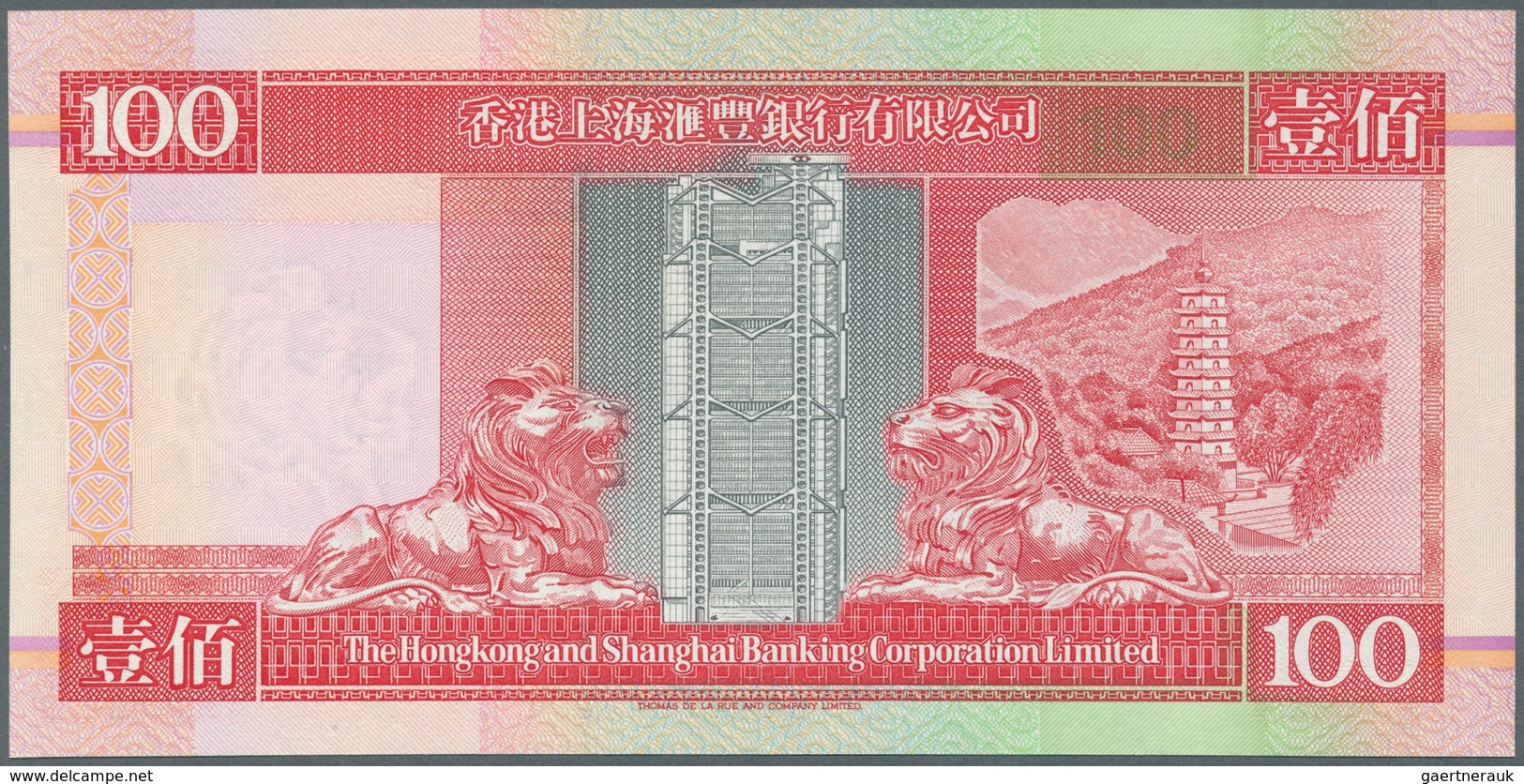 Hong Kong: set of 19 banknotes containing 10 Dollars The Chartered Bank 1977 P. 74c (UNC), 5 Dollars