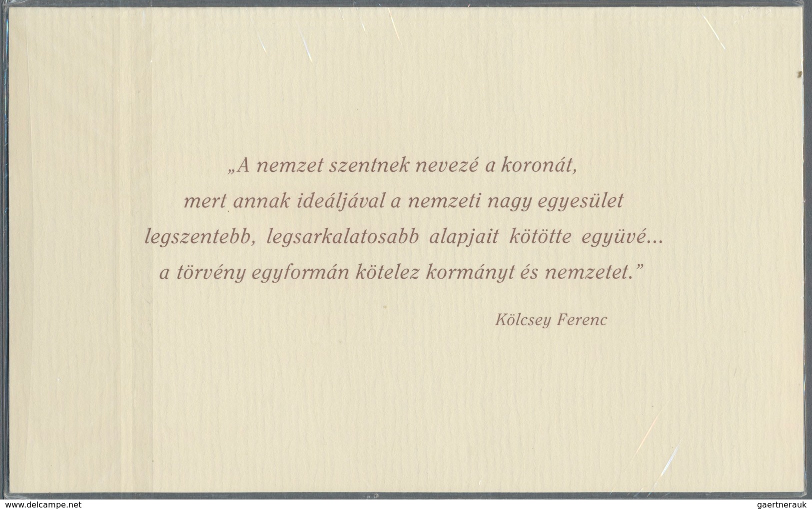Hungary / Ungarn: Original Folder With The 2000 Forint Magyar Millennium 2000, P.186 In Perfect UNC - Hongarije