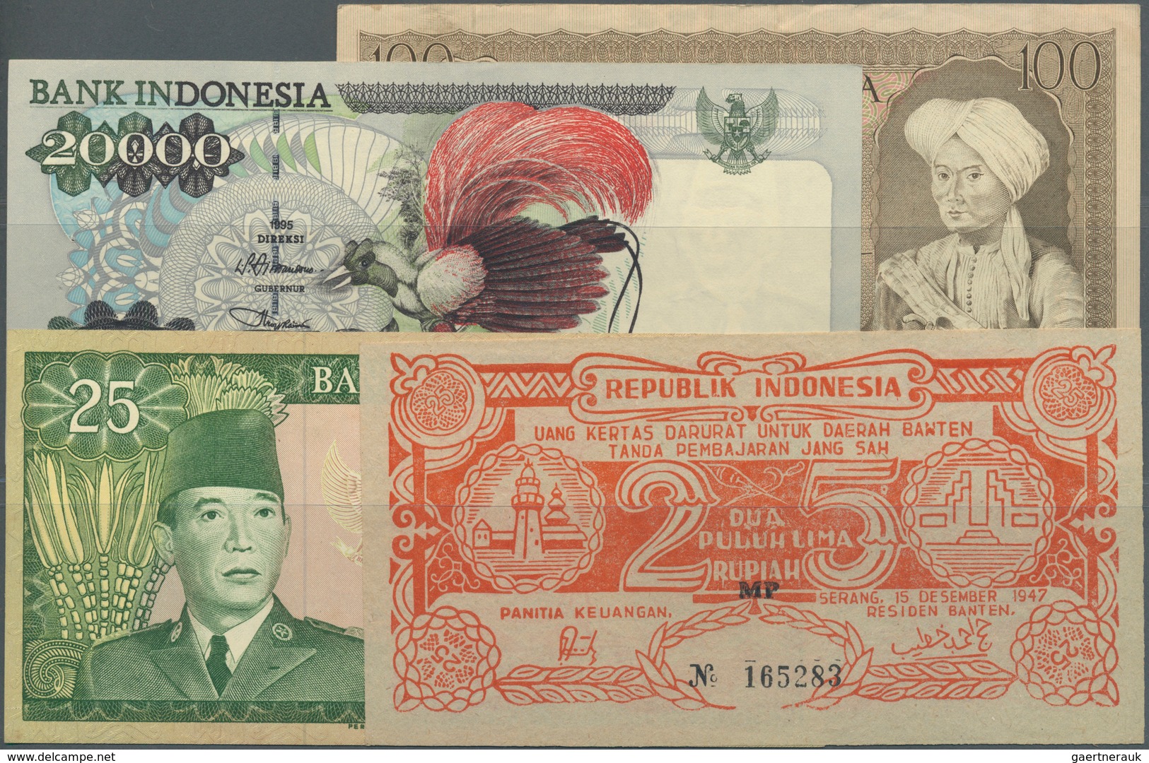 Indonesia / Indonesien: Set Of 12 Banknotes Containing The Following Pick Numbers: 46, 66, 67, 81, 8 - Indonesien