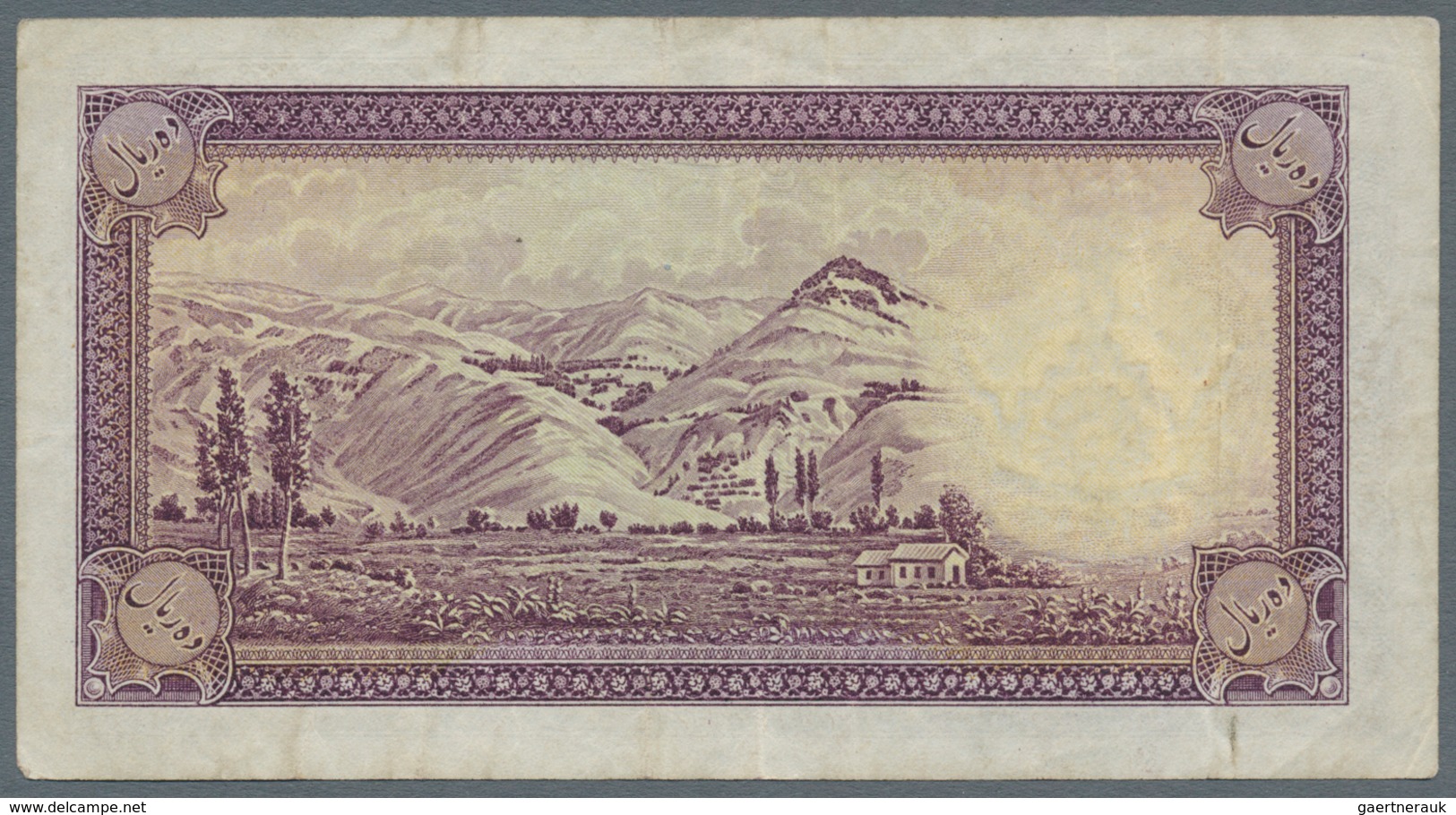 Iran: Pair Of 10 Rials SH1317, One With And One Without Oval Stamp On Back, P.33Aa, 33Ab, Both In Ab - Iran