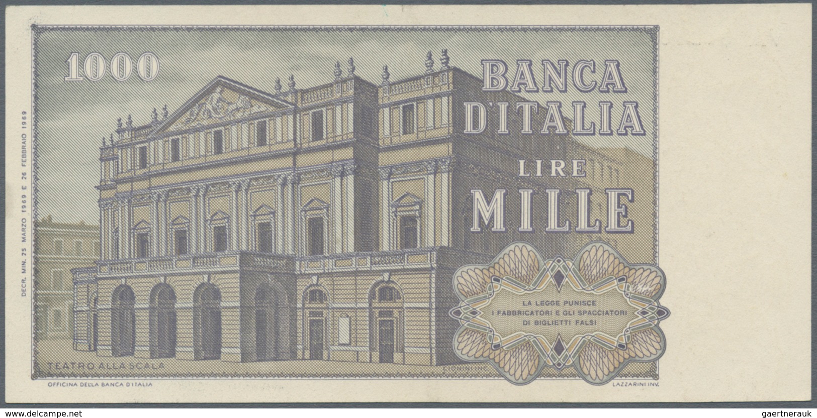 Italy / Italien: set of 27 notes containing 13x 1000 Lire P. 101, 1x 1000 Lire P. 109, 4x 2000 Lire