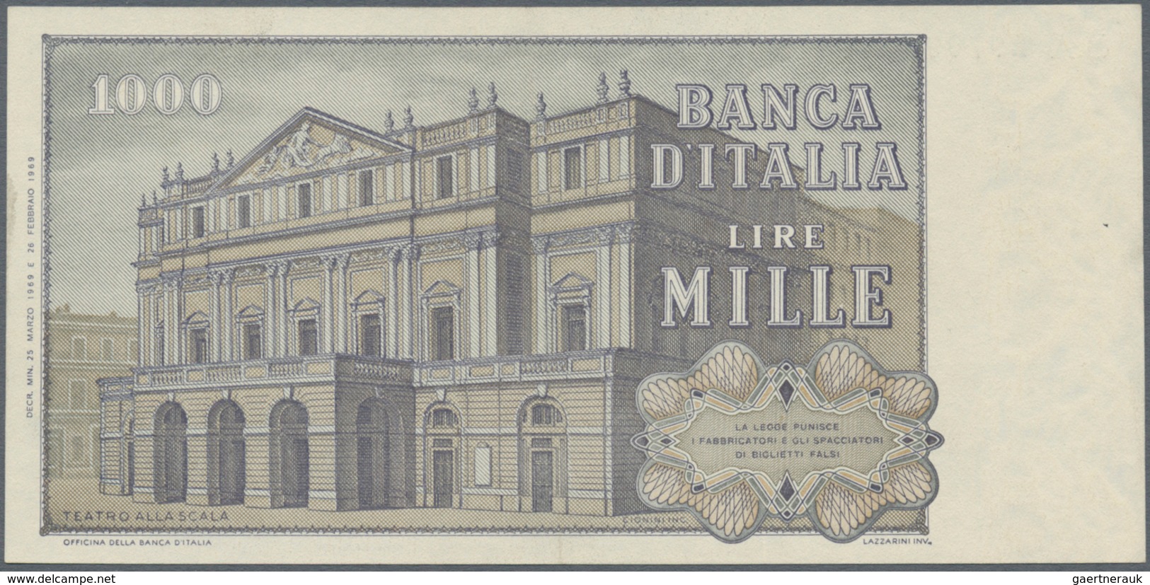 Italy / Italien: set of 27 notes containing 13x 1000 Lire P. 101, 1x 1000 Lire P. 109, 4x 2000 Lire