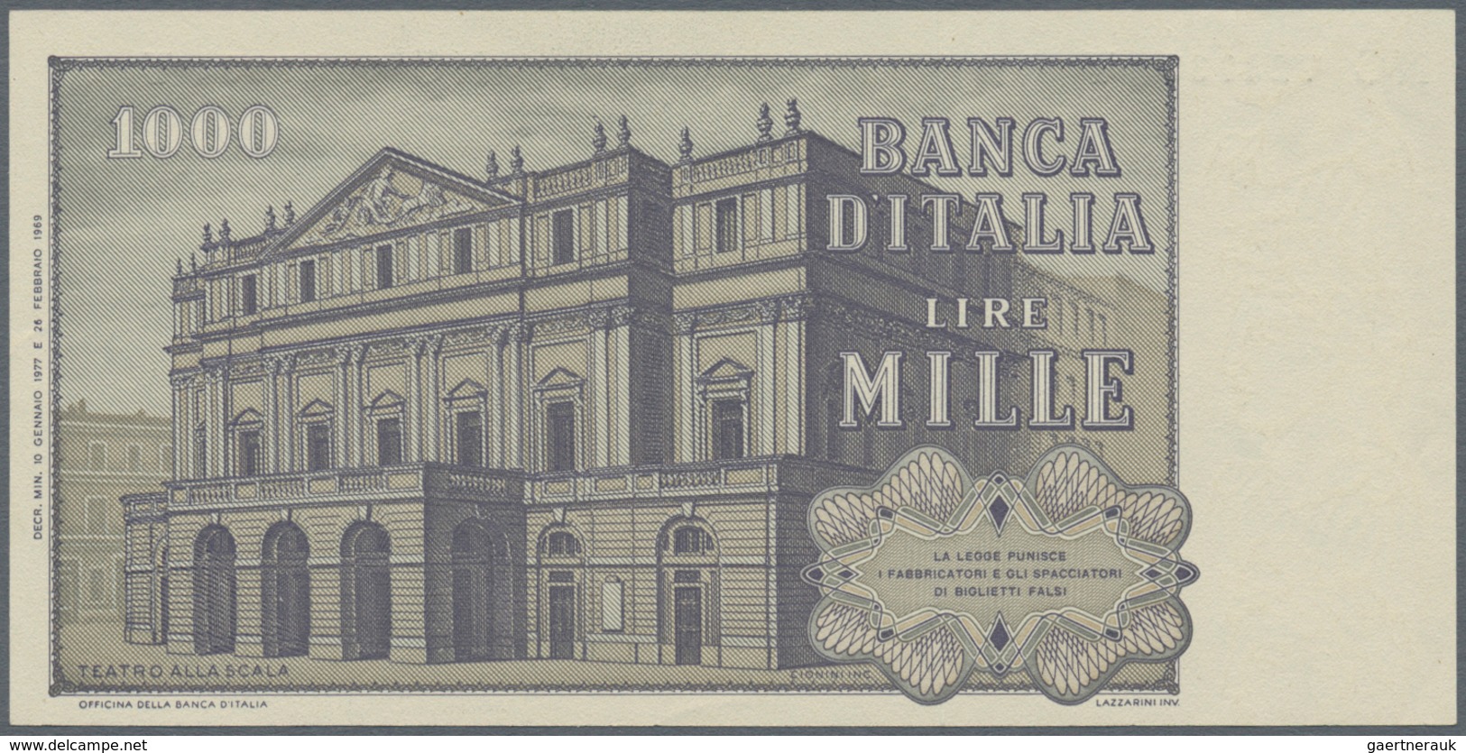 Italy / Italien: set of 27 notes containing 13x 1000 Lire P. 101, 1x 1000 Lire P. 109, 4x 2000 Lire