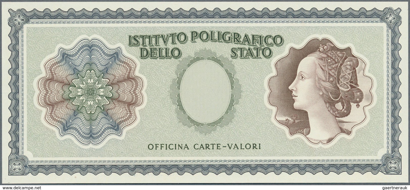 Italy / Italien: Sample Print Of "Marca Da Bollo" Issues From 15 Centesimi To 15 Lire, All Overprint - Sonstige & Ohne Zuordnung