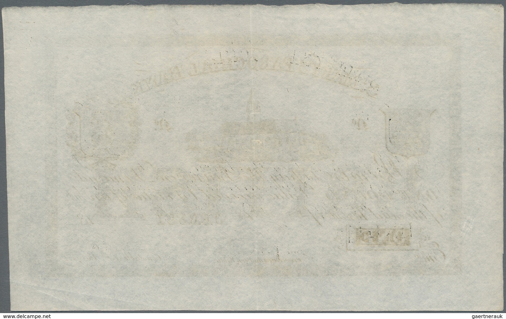 Jersey: St. Mary's Parochial Bank 1 Pound 18xx Remainder, P.S327r, Vertical Fold At Center And A Few - Andere & Zonder Classificatie