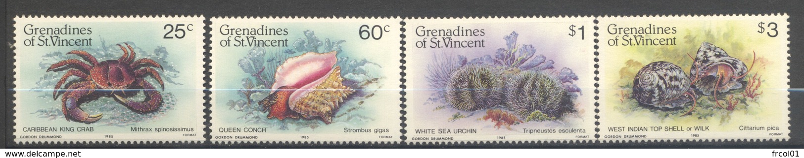 Saint-Vincent & Grenadines, Yvert 374/377, Scott 472/475, MNH - St.Vincent E Grenadine