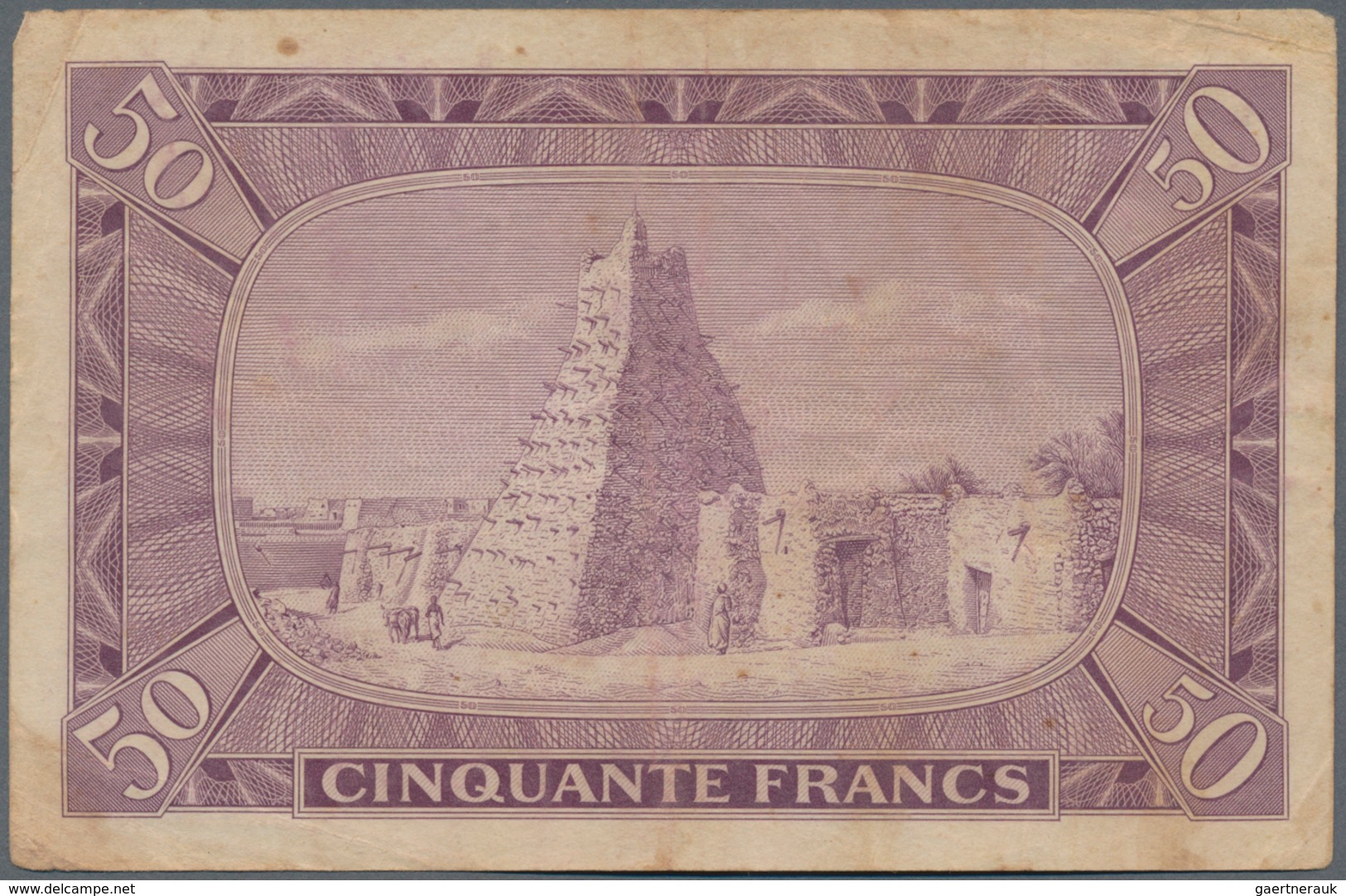 Mali: Set Of 2 Notes Containing 50 & 100 Francs 1960 P. 1, 2, Both In Similar Condition With Traces - Malí