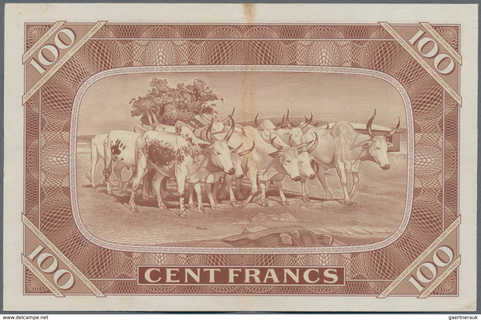 Mali: Set Of 2 Notes Containing 50 & 100 Francs 1960 P. 1, 2, Both In Similar Condition With Traces - Malí