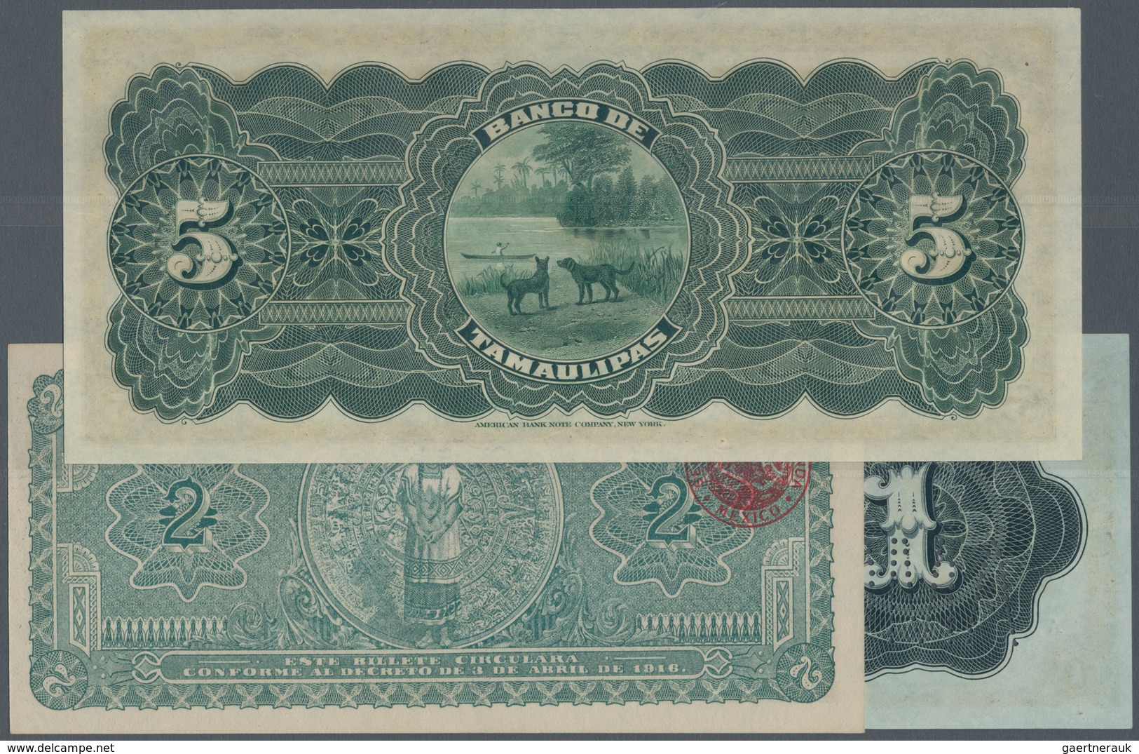 Mexico: Set Of 3 Notes Containing 1 Peso ND P. S304 Remainder, With "Amortizado" Perforation In Pape - Mexique