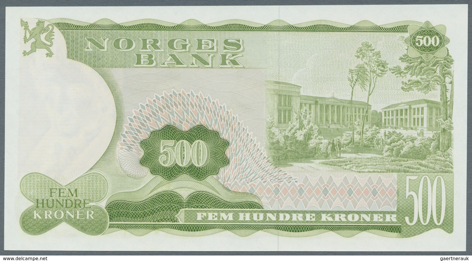 Norway / Norwegen: 500 Kroner 1985, P.39a, Highly Rare In This Perfect UNC Condition - Norwegen