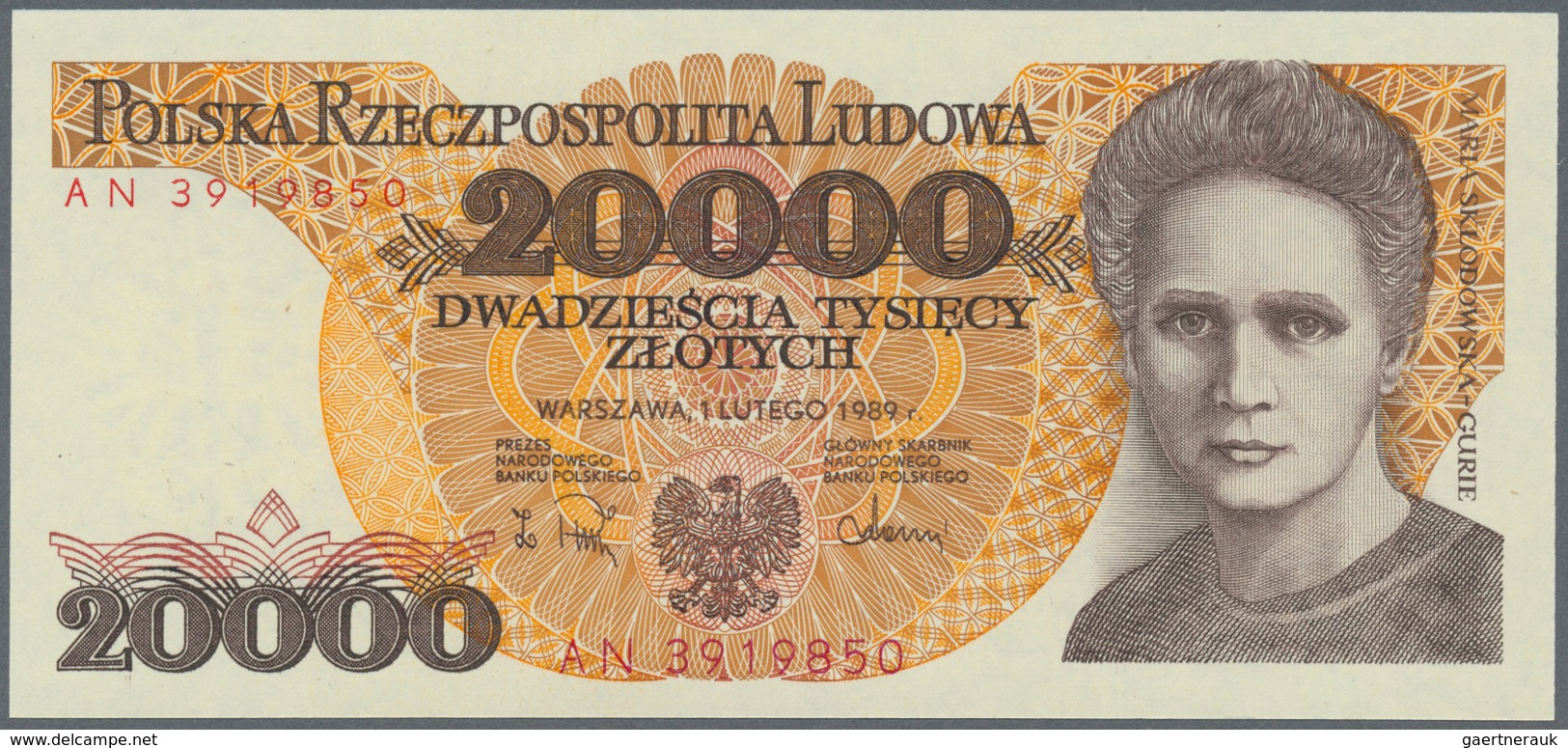 Poland / Polen: Very nice set with 23 Banknotes 10 - 200.000 Zlotych 1975-1989, P.142a-155a in F+ to