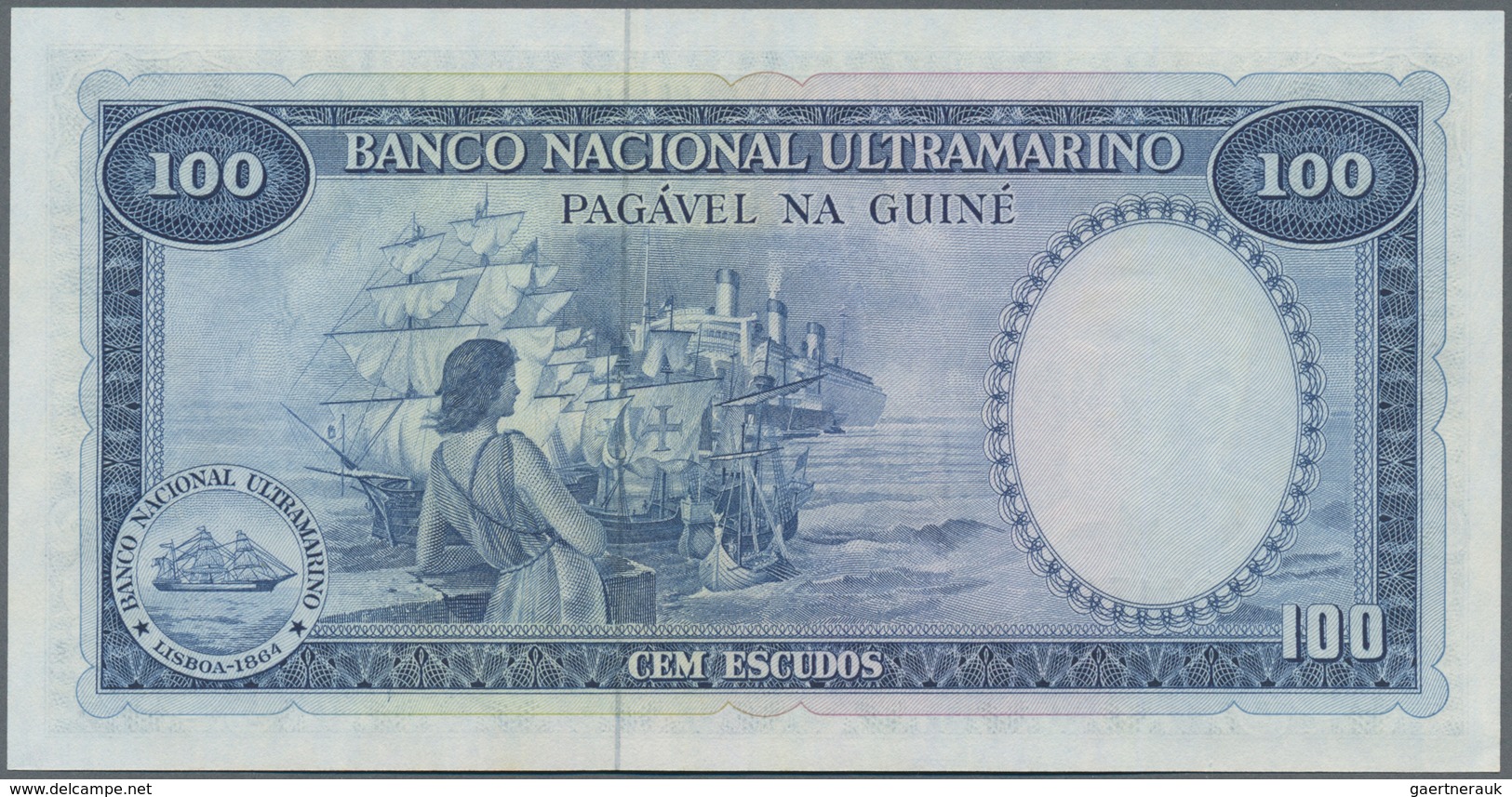 Portuguese Guinea  / Portugiesisch Guinea: Set Of 2 Notes Containing 50 & 100 Escudos 1971 P. 44, 55 - Guinee