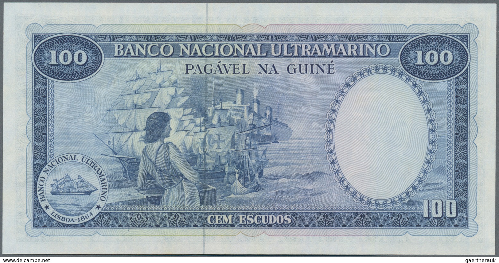 Portuguese Guinea  / Portugiesisch Guinea: Set Of 2 Notes Containing 50 & 100 Escudos 1971 P. 44, 55 - Guinée