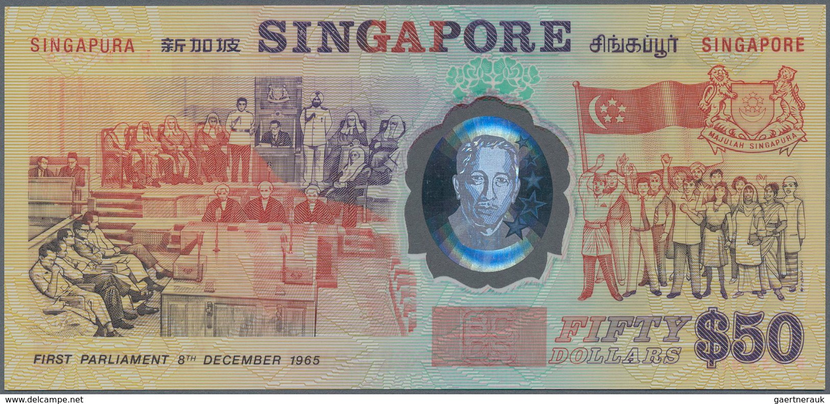Singapore / Singapur: Set Of 2 CONSECUTIVE Notes 50 Dollars ND(1990) P. 31, Both In Condition: UNC. - Singapore