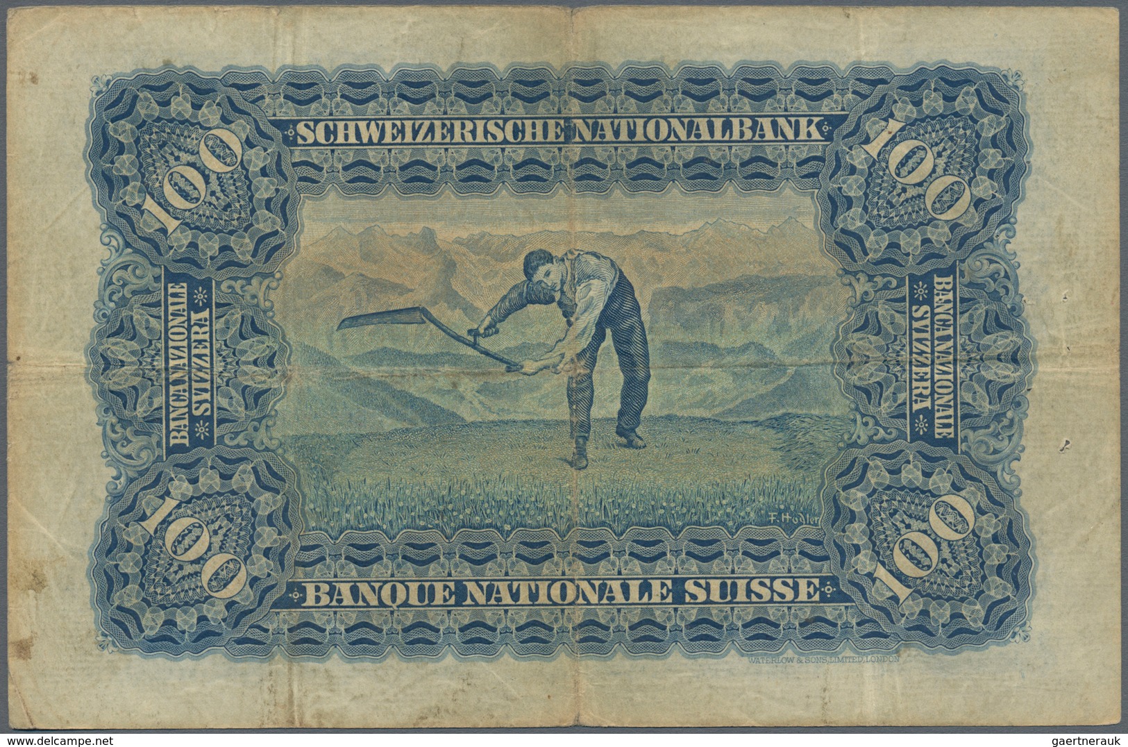 Switzerland / Schweiz: Set Of 2 Notes Containing 50 Franken 1941 P. 34e (VF) And 100 Franken 1924 P. - Zwitserland