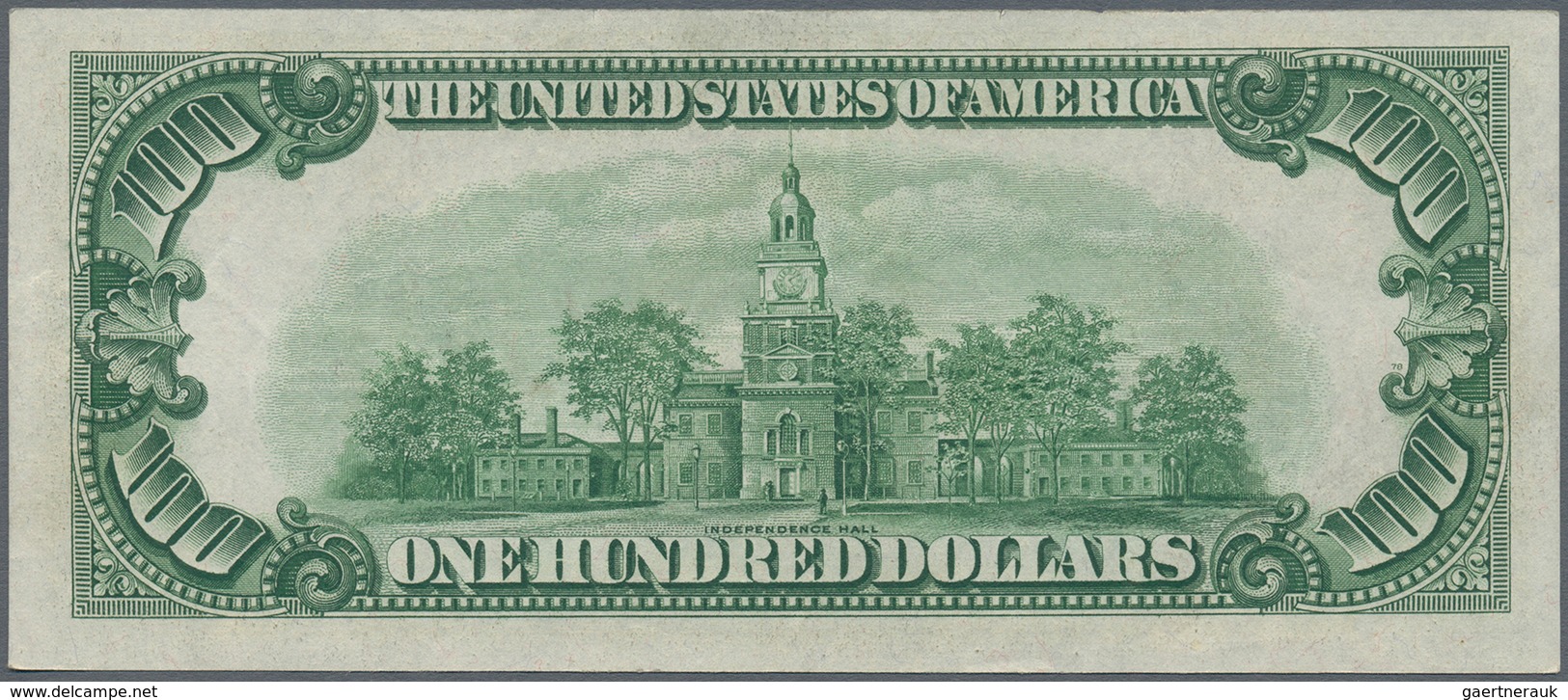 United States Of America: 100 Dollars 1934 P. 433 With Only Light Handling In Paper In Condition: XF - Andere & Zonder Classificatie