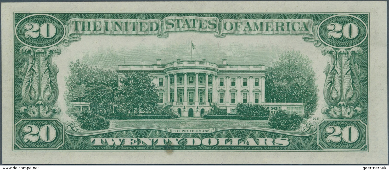United States Of America: 20 Dollars 1950A, ERROR Note, The Seal, Block Numbers And Serial Numbers A - Otros & Sin Clasificación
