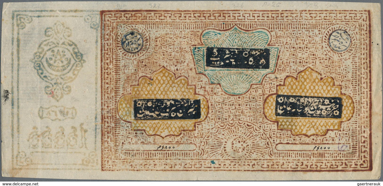 Uzbekistan / Usbekistan: Bukhara Emirate 10.000 Tengas AH1338 (1919), P.24, Extraordinary Good Condi - Oezbekistan