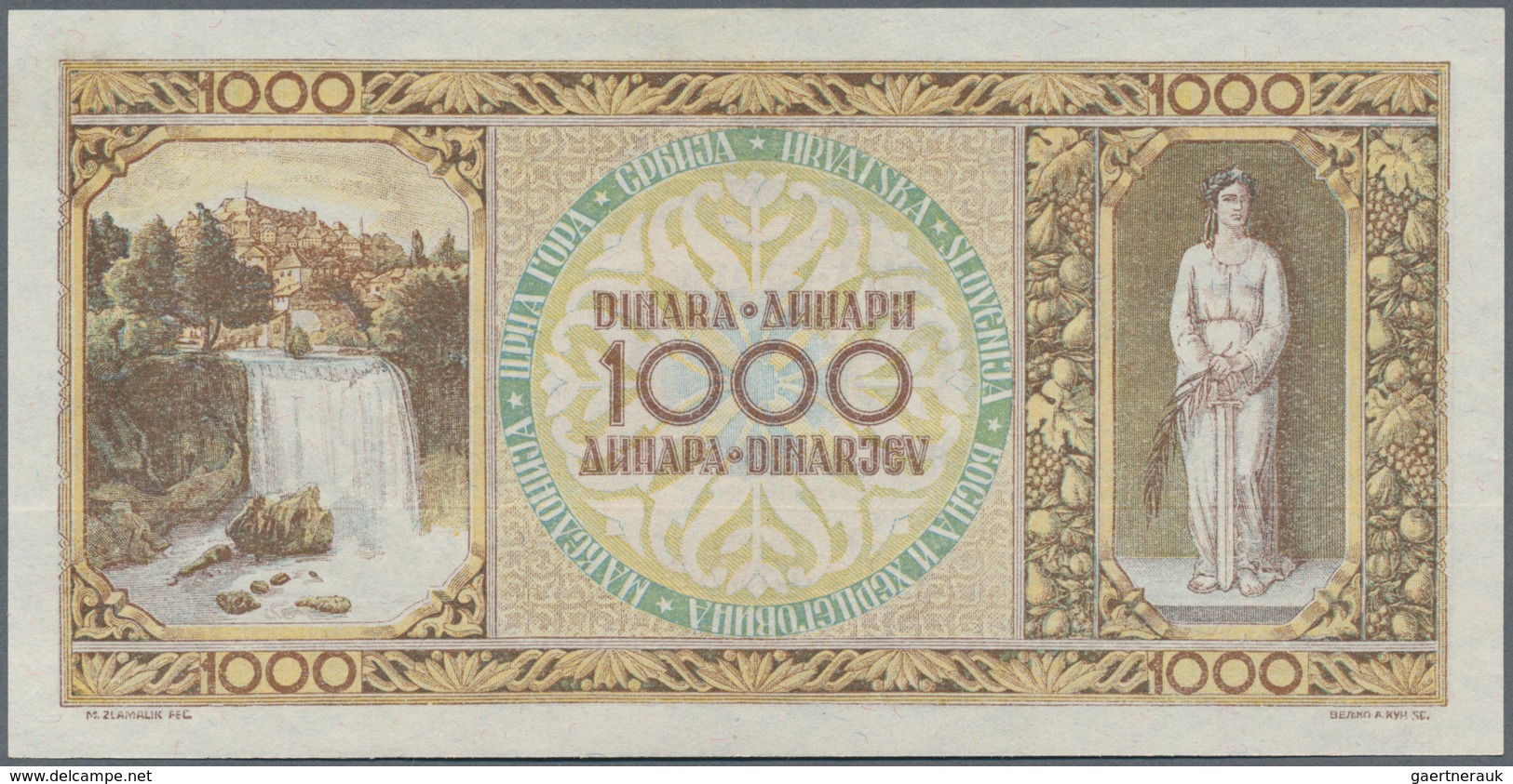 Yugoslavia / Jugoslavien: Very nice set of the 1946 and 1955 series comprising 50, 2 x 100, 500 and