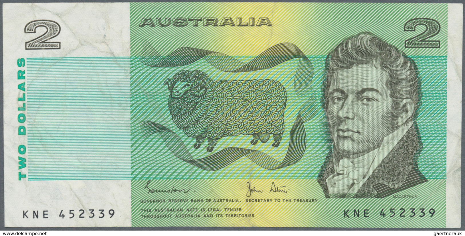 Australia / Australien: set of 25 banknotes containing 1 Pound portrait QEII P. 30, 2x 1 Dollar P. 3