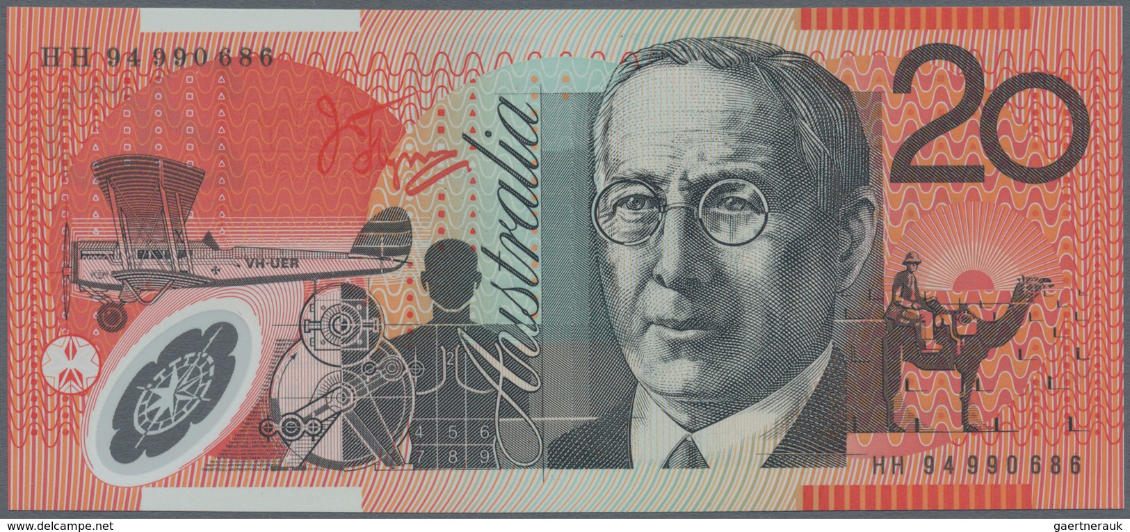 Australia / Australien: set of 25 banknotes containing 1 Pound portrait QEII P. 30, 2x 1 Dollar P. 3