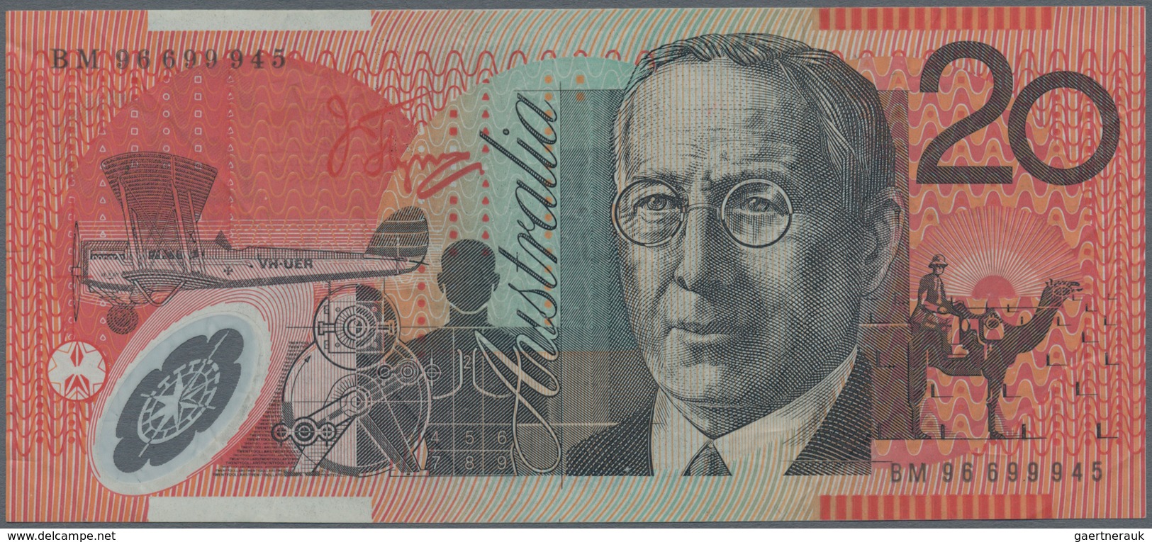 Australia / Australien: set of 25 banknotes containing 1 Pound portrait QEII P. 30, 2x 1 Dollar P. 3